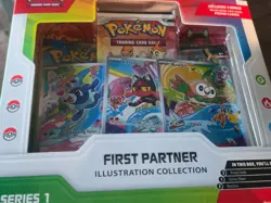 Pokemon First Partner Illustration Collection Series 1 Promos Set 3 Cards + 3 - Image 1
