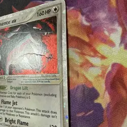 Pokemon Salamence ex 103/107 EX Deoxys 160HP Ultra Rare Holo Card 2005 Damaged - Image 4