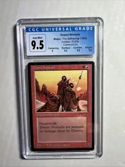 MTG Arabian Desert Nomads CGC 9.5 Gem Mint (x3 9.5 subs) 1993 - Image 1