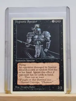 Hypnotic Specter [4th Edition] MTG Core Set English Regular NM *Actual Pictures - Image 1