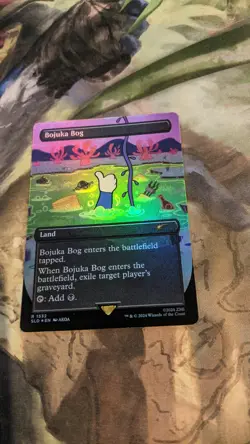 MTG x Fallout Secret Lair - Bojuka Bog (Borderless Foil) - Image 1
