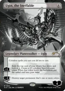 Ugin, the Ineffable (Borderless) [SLD - 1243] - NM [Foil] TCG MTG - Image 1
