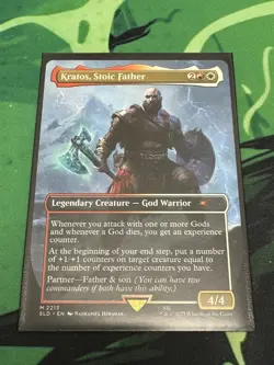 MTG Kratos, Stoic Father (2213/3006) Secret Lair Drop Series NM - Image 1