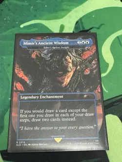 Mimir's Ancient Wisdom [Teferi's Ageless Insight] - Secret Lair: Playstation - Image 1
