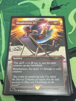Blasphemous Act (1756) Rainbow Foil Secret Lair MTG NM - Image 1