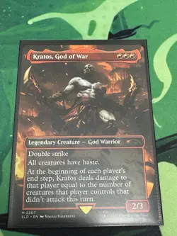 Kratos, God of War Foil 2207 God of War: Greek Secret Lair 2025 MTG Magic - Image 1