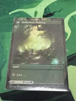 Darkbore Pathway Slitherbore KHM MTG 292 FOIL BORDERLESS RARE M/NM 1x - Image 1