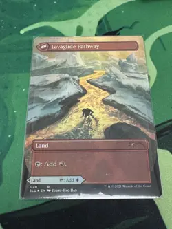 MTG Riverglide Pathway // Lavaglide Pathway (Borderless) [Secret Lair: Ultimate - Image 2