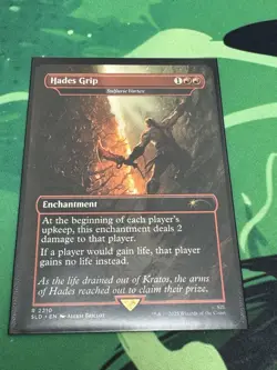 Hades Grip [Sulfuric Vortex] ** Borderless ** Secret Lair: Playstation MTG - Image 1