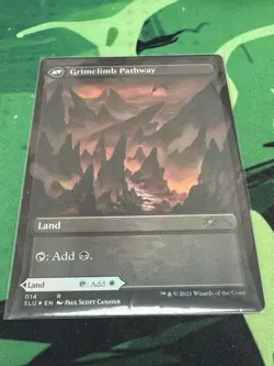mtg magic Brightclimb Grimclimb Pathway FOIL extended borderless secret ENGLISH - Image 1