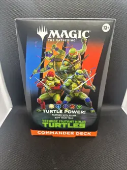 NEW Commander Deck "Turtle Power" Teenage Mutant Ninja Turtles TMT MTG - Image 1