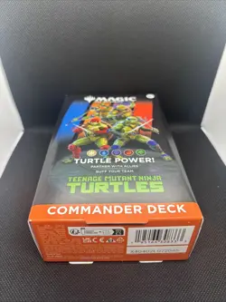 NEW Commander Deck "Turtle Power" Teenage Mutant Ninja Turtles TMT MTG - Image 3