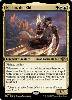 x1 Kellan, the Kid OTJ MTG 213 MYTHIC M/NM 1x - Image 1