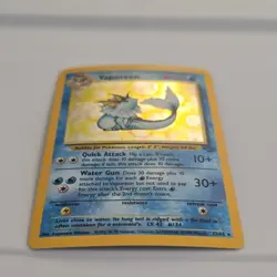 Pokemon Vaporeon Jungle Holo Rare 12/64 Unlimited 80 HP Stage 1 1999 English - Image 1