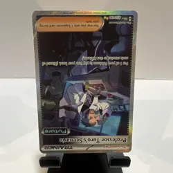Pokemon Professor Turo's Scenario 257/182 SV04 Paradox Rift Special Illustratio… - Image 2