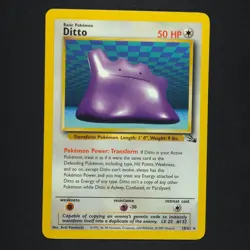 Ditto 18/62 - Fossil - Pokemon Card - Image 1