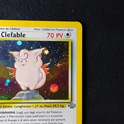 Pokemon TCG Clefable Jungle 1/64 Unlimited Holo Rare LP - Image 3
