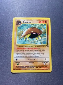 Pokemon TCG - Kabuto - Fossil Set Unlimited - 50/62 - 1999-2000 Wizards - Image 1
