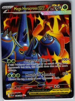 Mega Heracross ex 108/094 ME02: Phantasmal Flames - Pokemon Card - NM - Image 1