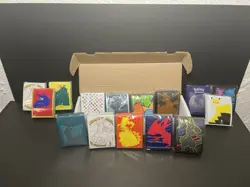 Bulk Pokemon Card Sleeves Lot 1000+ Sleeves Official Nintendo Pikachu Charizard - Image 1