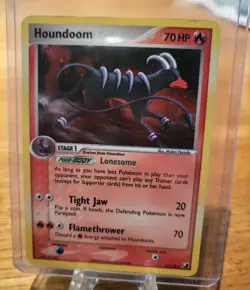 Pokemon TCG Houndoom Unseen Forces Holo Card 7/115 Rare SEE PICTURES - Image 1