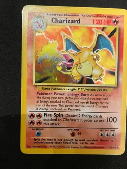Pokemon TCG Charizard Base Set Holo Rare Card 4/102 Excellent Condition - Image 4