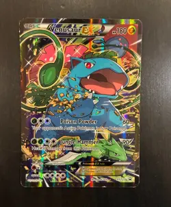 2016 Pokemon Venusaur EX XY123 Black Star Promo - Image 1
