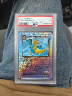 PSA 7 2002 Pokemon Legendary Collection Dark Dragonite 5/110 Reverse Holo - Image 3