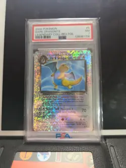 PSA 7 2002 Pokemon Legendary Collection Dark Dragonite 5/110 Reverse Holo - Image 4