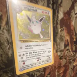 Pokemon Wigglytuff 16/64 Jungle Holo Rare 80 HP English 1999 Card - Image 5