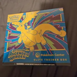 Pokemon TCG Ascended Hero’s Pokemon Center Etb New Sealed - Image 1