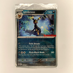 SEALED UMBREON 130/197 GAMESTOP PROMO OBSIDIAN FLAMES POKEMON - Image 1