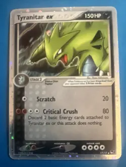 Tyranitar ex 17/17 - POP Series 1 - Cosmos Holo Rare - Pokemon Card - LP - Image 1