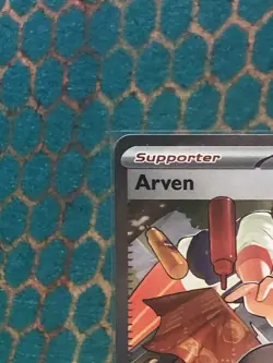 Pokemon Arven Trainer SIR 235/091 Special Illustration Rare Paldean Fates 2024 - Image 2