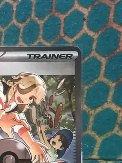 Pokemon Arven Trainer SIR 235/091 Special Illustration Rare Paldean Fates 2024 - Image 3