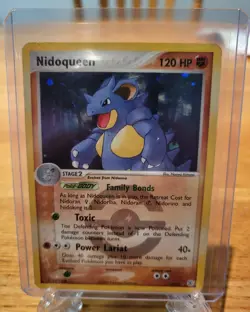 Pokemon TCG Nidoqueen Holo Rare 9/112 Fire Red and Leaf Green Lightly Played LP - Image 1