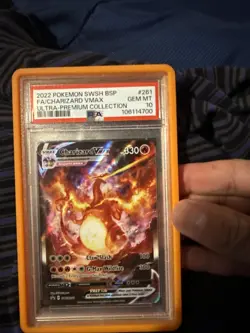 2019-2023 Pokemon SWSH Black Star Promos Charizard VM #SWSH261 PSA 10 Gem Mint - Image 2