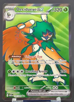 Pokemon Decidueye ex #100/088 English POR Perfect Order Ultra Rare - Image 1