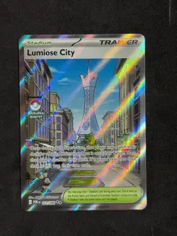 Pokemon Lumiose City 111/088 Full Art Holo Secret Rare Trainer Stadium English - Image 1