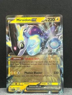 Miraidon ex 081/198 Double Rare Scarlet & Violet Pokemon Holo Near Mint - Image 1
