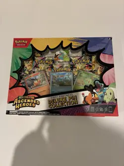 Pokemon Ascended Heroes First Partner Deluxe Pin Collection Sealed New - Image 1