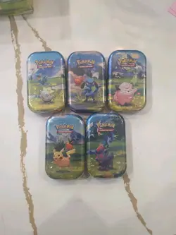 Pokemon TCG Ascended Heros Tins Complete Set - Unopened Factory Sealed - Image 1
