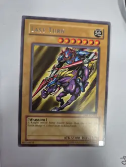 Gaia the Fierce Knight Misprint Yu-Gi-Oh (Last Turn) DB1-EN103 MP (R) - Image 2