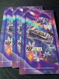 One Piece 3 x Character Anime Waifu Long Cards Car Wash Girls Yamato Vivi - Image 5
