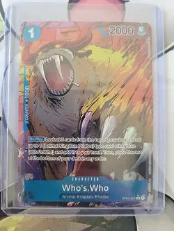 Who's.Who (Alternate Art) OP04-051 Kingdoms of Intrigue Foil - Image 1