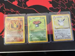 Pokemon Cards- 3 Non English Holo Rares- LP- - Image 1