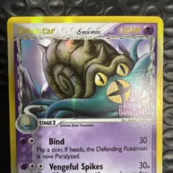 Pokemon Omastar 13/110 EX Holon Phantoms Holo Rare Card NM- - Image 2