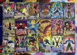 Dragon Ball Masters BT30 Three Glorious Fighters – Full Super Rare Set 18 Cards - Image 1