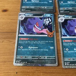 Gengar 57/91 Cosmos Holo Pokemon Card TCG Halloween Trick Or Trade 2024 Lot 9 - Image 2