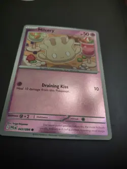 Milcery 043/094 Me02: Phantasmal Flames Reverse Holo Pokemon Card - Image 1